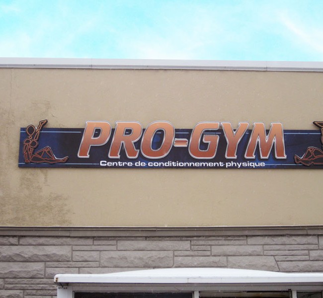 Pro-Gym – Enseigne